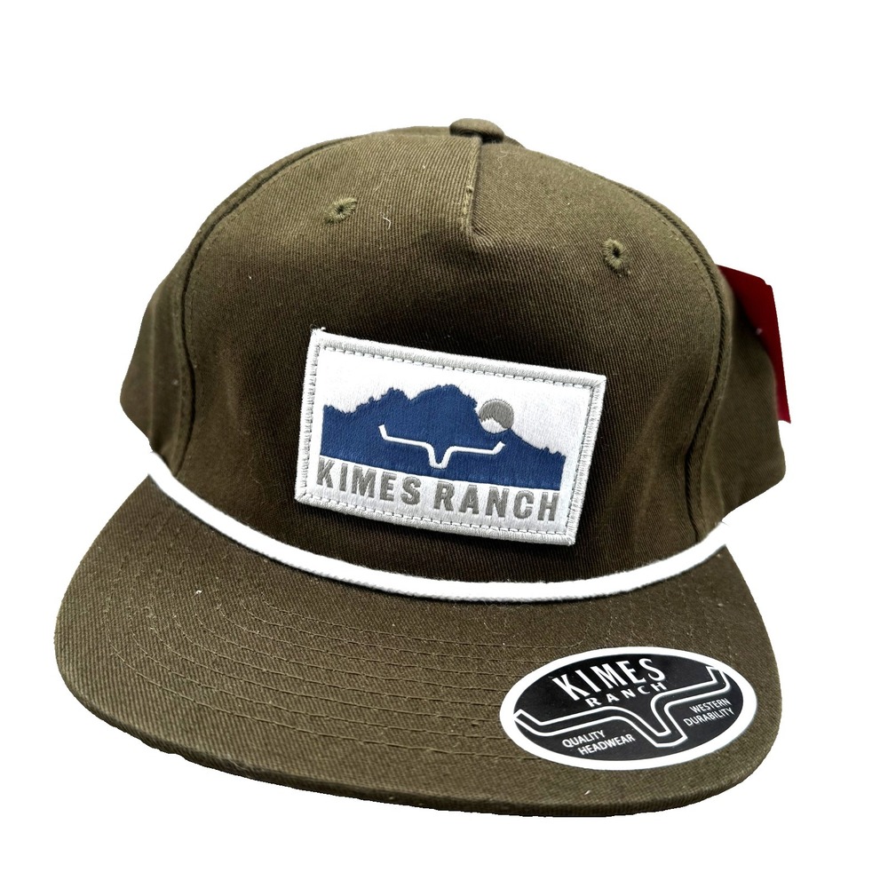Kimes Ranch Men's Kick Back Logo Ball Cap Hat Snapback Rodeo Cowboy Western NEW